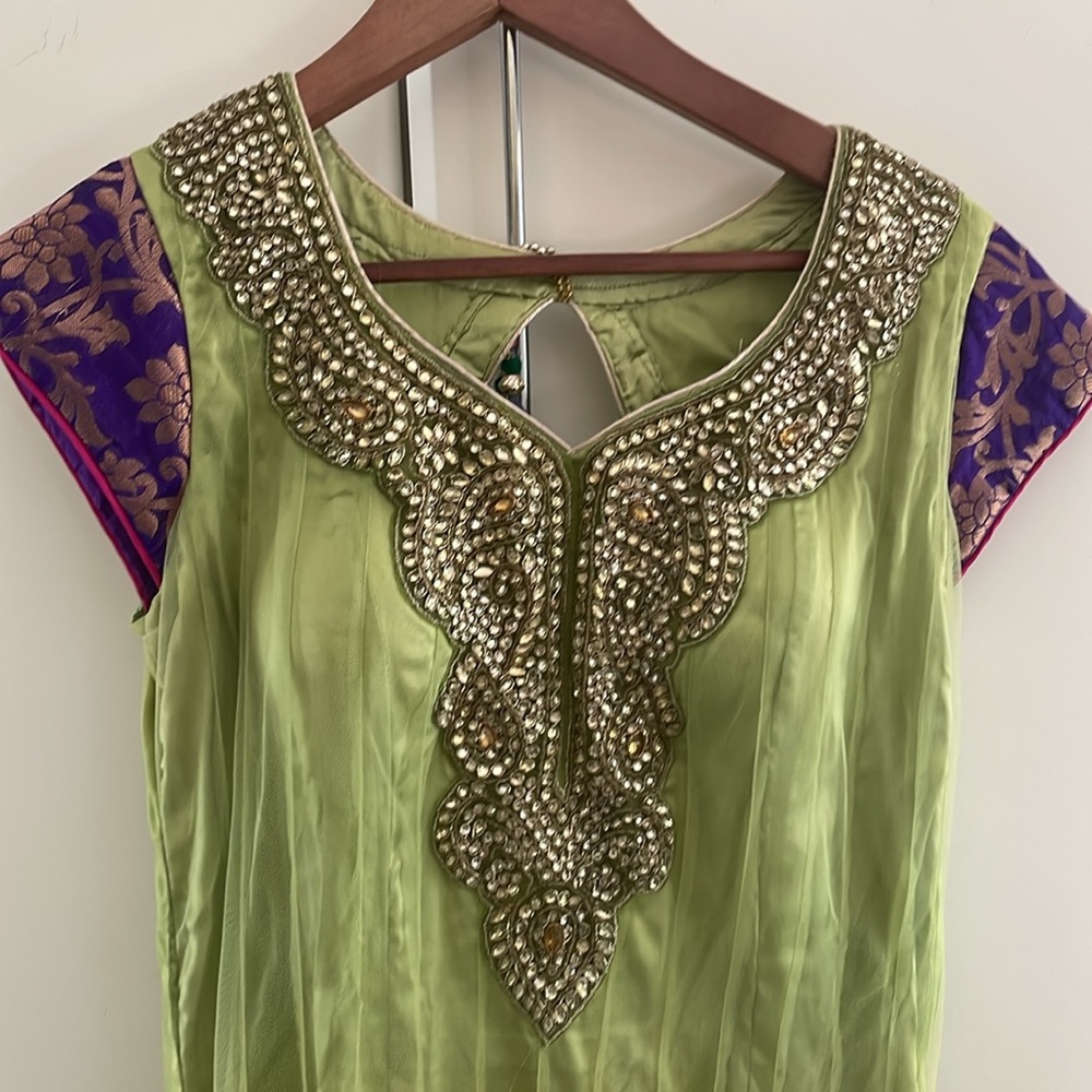 Indian Bollywood Colorful and Bright Anarkali Suit
